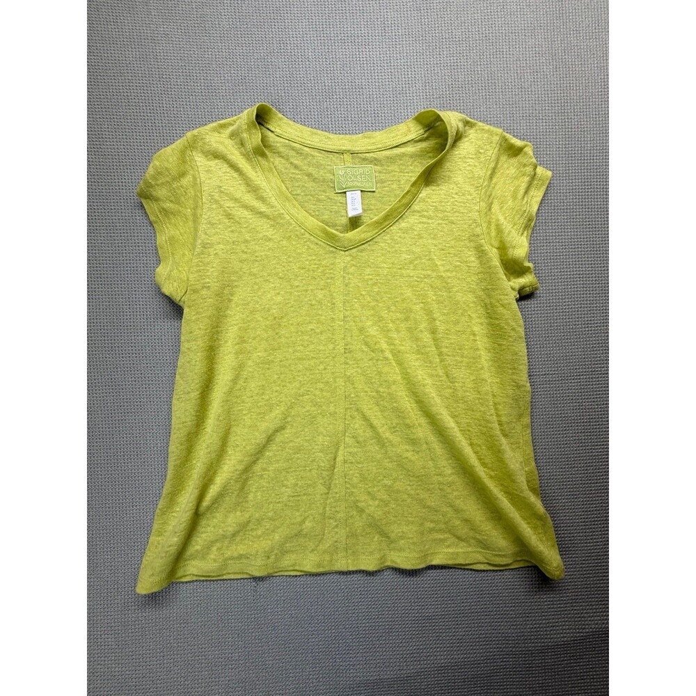 Sigrid Olsen Linen Shirt Green - Small